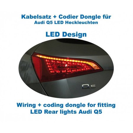Wiring + coding dongle LED Rear Lights Audi Q5