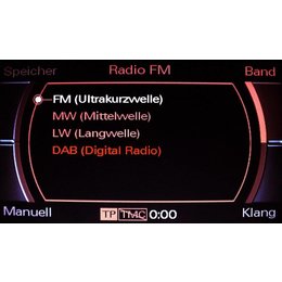 DAB Digital Radio - bedrading - Audi Q7 4L MMI 2G