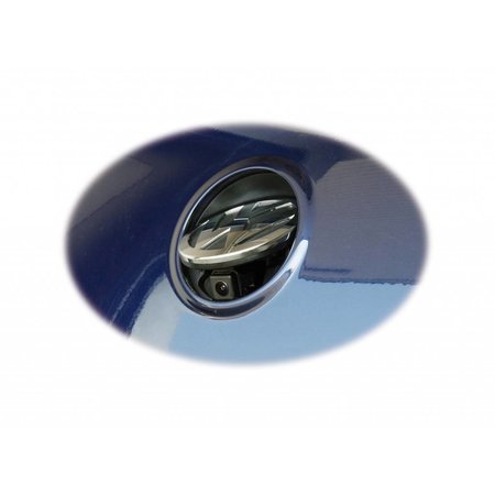 Emblem-Rückfahrkamera für VW Golf 5 - MFD 2 Multimedia Adapter vorhanden - ohne Hilfslinien