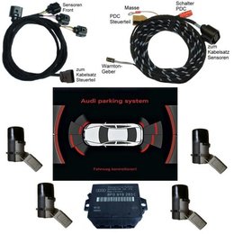 APS Audi Parking System Plus - Front Retrofit - Audi A6 4F - up to my. 2006