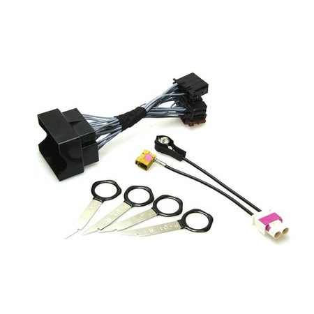 Bundel RNS-E> Radio - Adapter + antenne-adapter + Unlock key