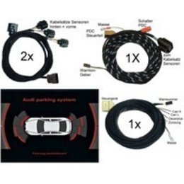 Audi Parking System voor + achter -Wiring- Audi A8 4E