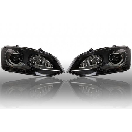 Bi-Xenon Headlights LED DTRL - Upgrade - VW Polo 6R