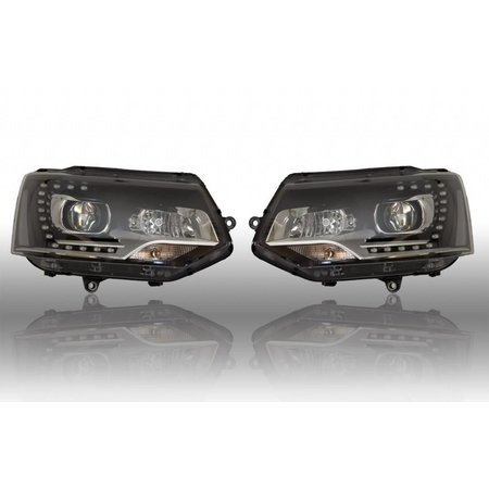 Bi-Xenon Headlights LED DTRL - VW T5 GP