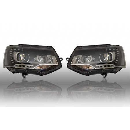 Bi-Xenon Scheinwerfer LED TFL für VW T5 GP