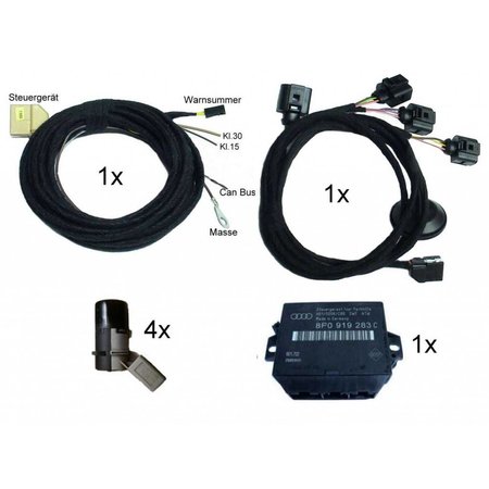 Komplett-Set Audi Parking System APS+ Heck für Audi A3 8V