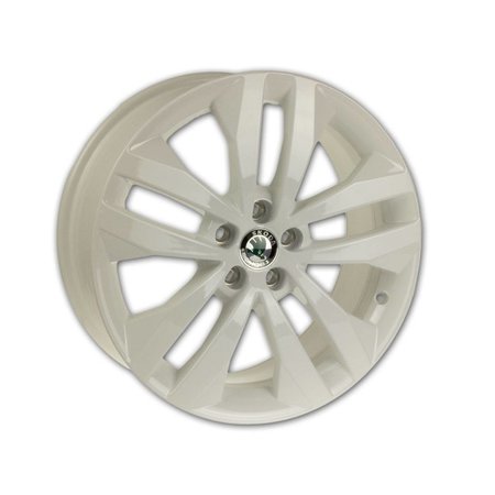 Originele Skoda 17 inch lichtmetalen velg wit soort Gigaro