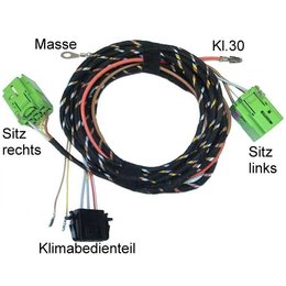 Kabelsatz Sitzheizung für Audi Q7 4L - elektrische Sitzverstellung/Lordose