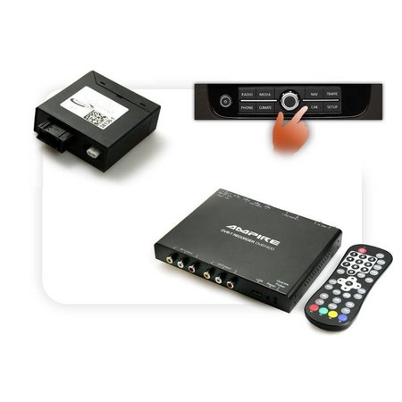 DVBT400 + Multimedia Adapter LWL - w / OEM-Steuerung - RNS 850