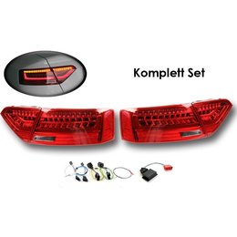 Komplett-Set LED-Heckleuchten für Audi A5 / S5 Facelift - LED US auf LED facelift EU