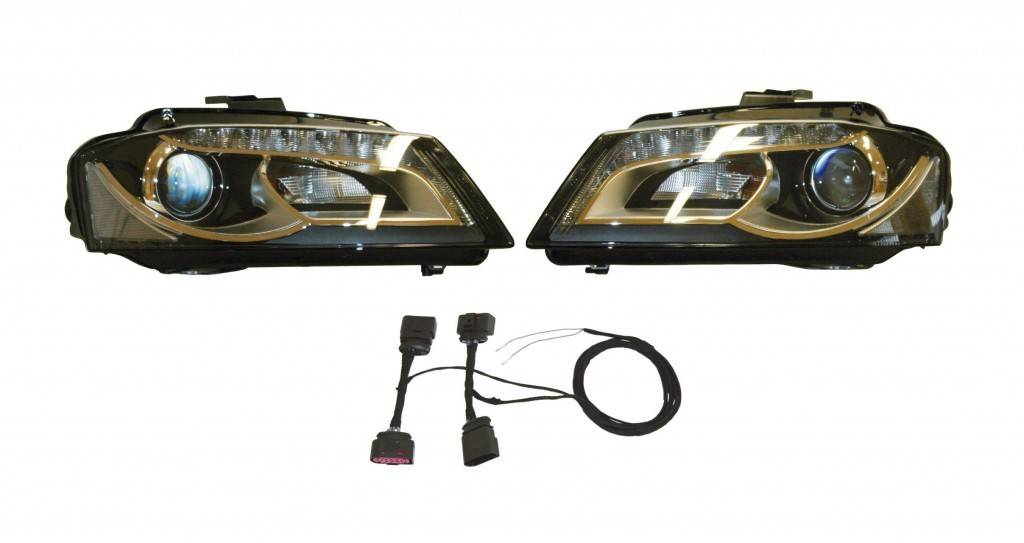 Bi-Xenon/LED Headlights - Retrofit- Audi A3 8P - Car Gadgets BV