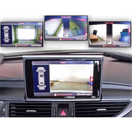 Complete bundle camera front - rear Audi A6 4G - 4ZD, 4ZM to Mj. 2014 -