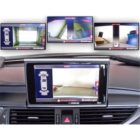 Complete bundle camera front - rear Audi A6 4G - 4ZD, 4ZM to Mj. 2014 -