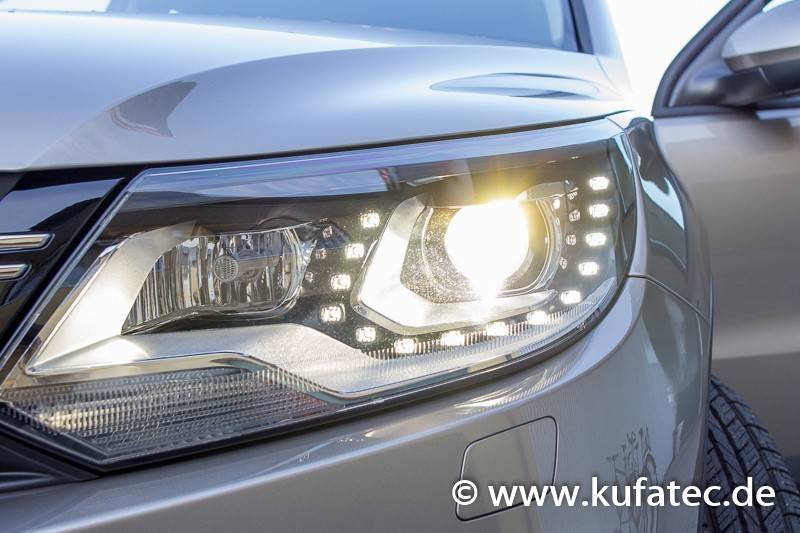 Bi-Xenon Scheinwerfer-Set LED TFL für VW Touareg 7P - ohne Luftfederung - Car  Gadgets BV