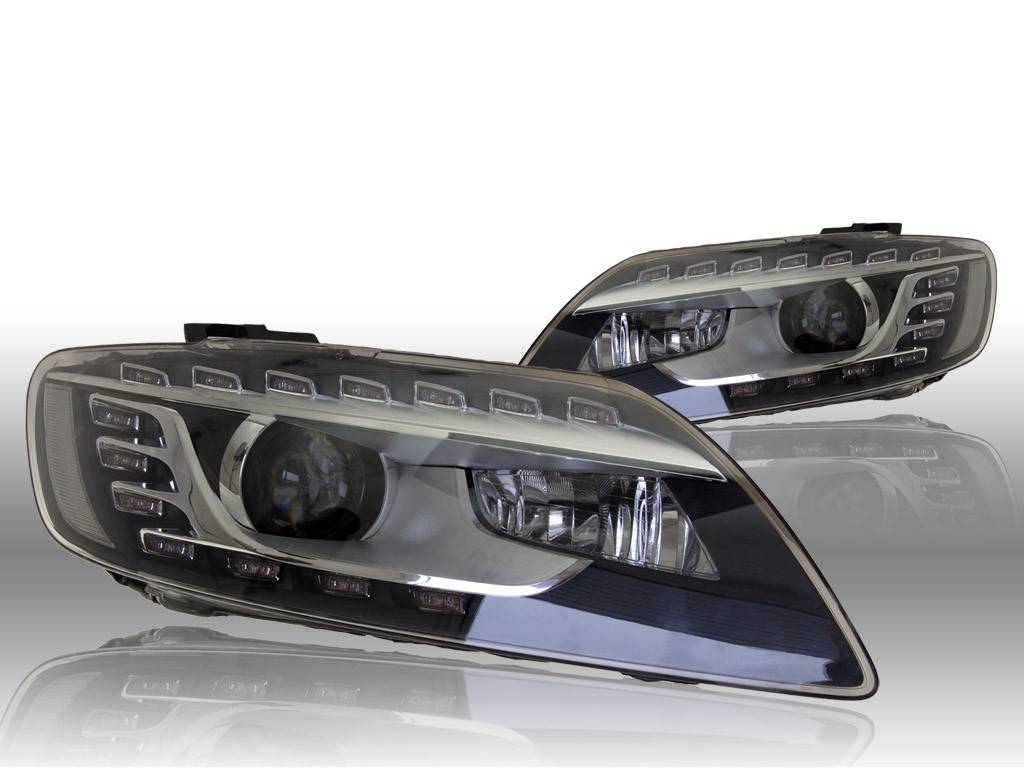 Bi-Xenon-Scheinwerfer LED DTRL - Audi Q7 4L - L & R - w / o