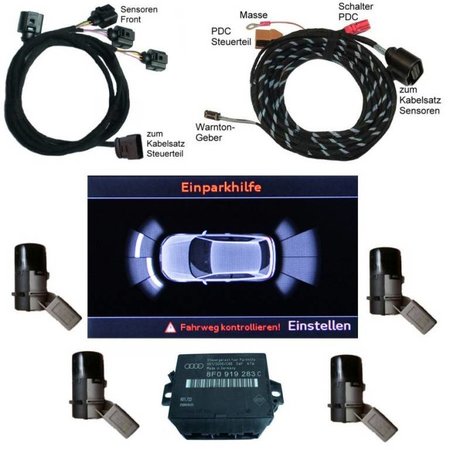 Komplett-Set APS+ Front & Heck für Audi A3 8V - Limousine bis Mj. 2016