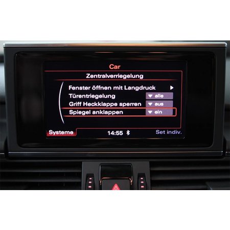 Komplettset anklappbare Außenspiegel für Audi A6 4G - 6XD, 6XJ