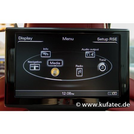 Rear Seat Entertainment System - wiring - Audi A8 4H