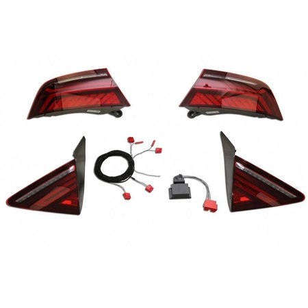 Audi Complete set LED Facelift achterlichten Audi A7 4G