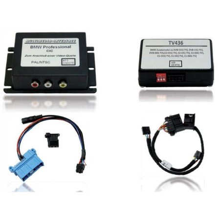 Multimedia Interface for BMW E65 iDrive Professional Navigation (with factory TV tuner connection) incl. Video release