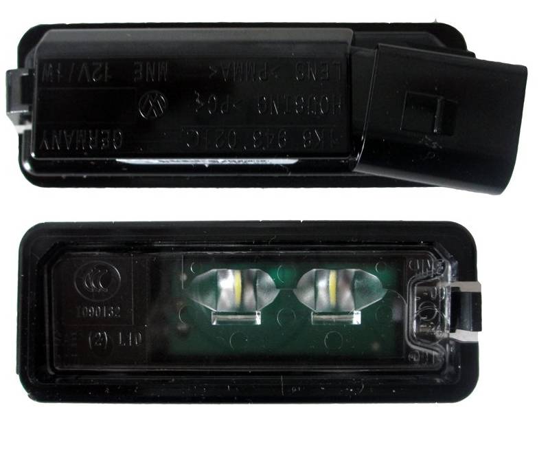 2x Original VW LED Kennzeichenbeleuchtung Golf Polo Scirocco 1K8943021C