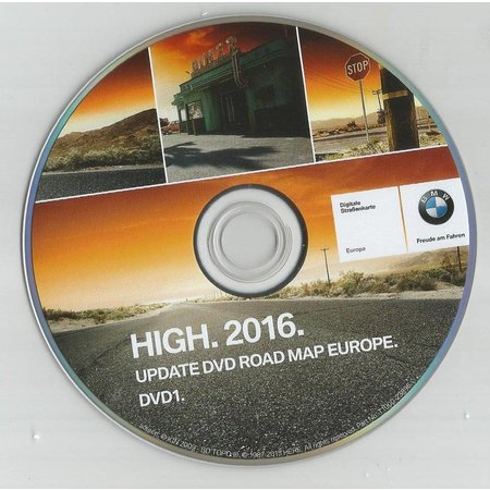 Kaartupdate 2016 BMW HIGH 2016 DVD 3 BMW 3 5 7 X3 X5 Z4 Navigatie