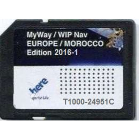 Cards 2016 map PEUGEOT 207 307 308 407 3008 5008