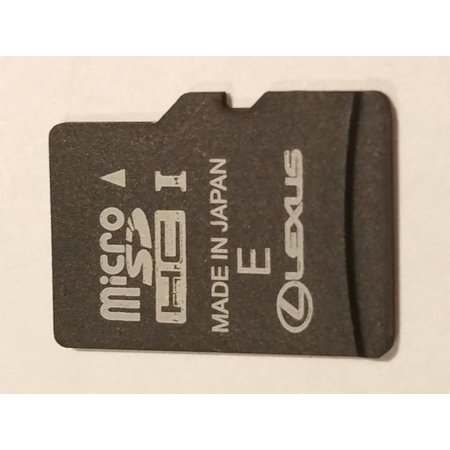 Kaartupdate 2016 De nieuwe microSD-kaart LEXUS Navigatie