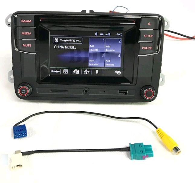 OEM RCD330 VW Touch Screen Radio - High Version Bluetooth - 5inch - Car Gadgets BV