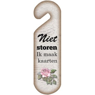 Creatief Art Niet storen, ik maak kaarten