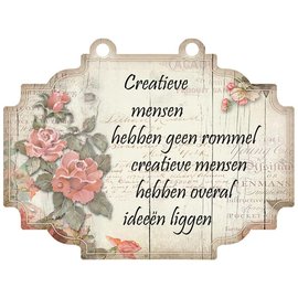 Creatief Art Creatieve mensen hebben geen rommel