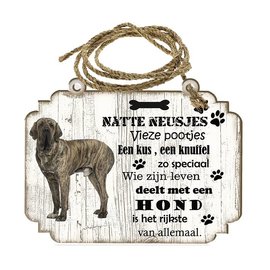 Hondenbordje: Fila Btasileiro