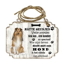 Hondenbordje: Shetland Scheepdog(Sheltie)