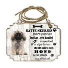 Creatief Art Hondenbordje: Pekingees
