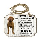 Creatief Art Hondenbordje: Bordeaux Dog
