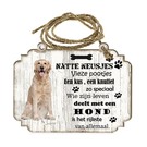 Creatief Art Hondenbordje: Golden Retriever