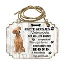 Creatief Art Hondenbordje: labrador blond