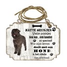 Creatief Art Hondenbordje: Bouvier des Flanders