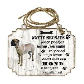 Hondenbordje: Bulmastiff