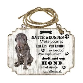 Hondenbordje: Mastino Napoletano