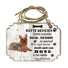 Creatief Art Hondenbordje: Australische Silky Terier