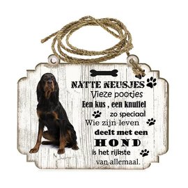 Hondenbordje: Gordon Setter