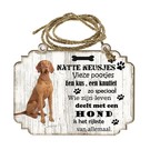 Creatief Art Hondenbordje: Vizsla Korthaar