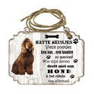 Hondenbordje: Barbet