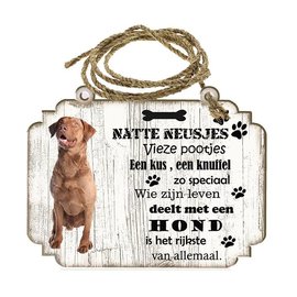 Creatief Art Hondenbordje: Chesapeake Bay Retriever