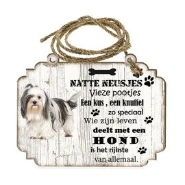 Hondenbordje: Shih Tzu