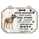 Hondenbordje: Border Terriër