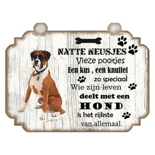 Hondenbordje: Boxer