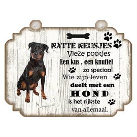 Hondenbordje: Rottweiler