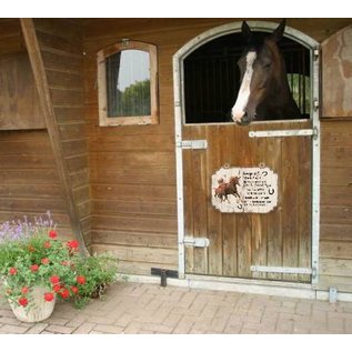 Paardenbordje: Merrie met veulen bruin